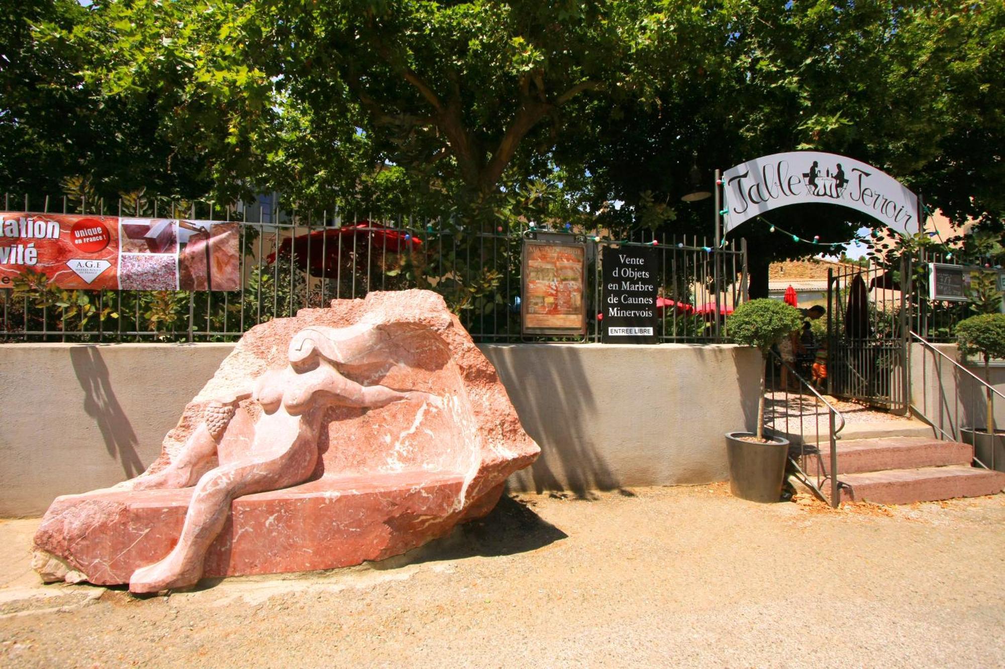 Logis Hotel - Restaurant La Marbrerie Caunes-Minervois Dış mekan fotoğraf