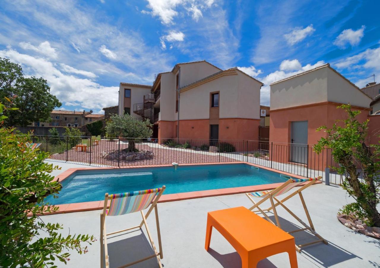 Logis Hotel - Restaurant La Marbrerie Caunes-Minervois Dış mekan fotoğraf
